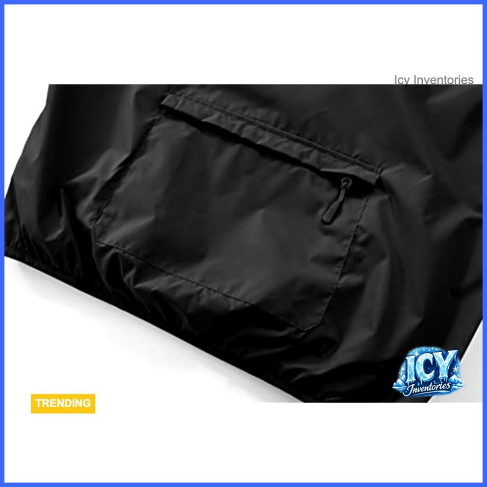 Lightweight Waterproof Jacket Packable Windbreake… - image 7